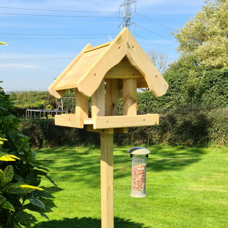 BIRD TABLE WITH CANOPY