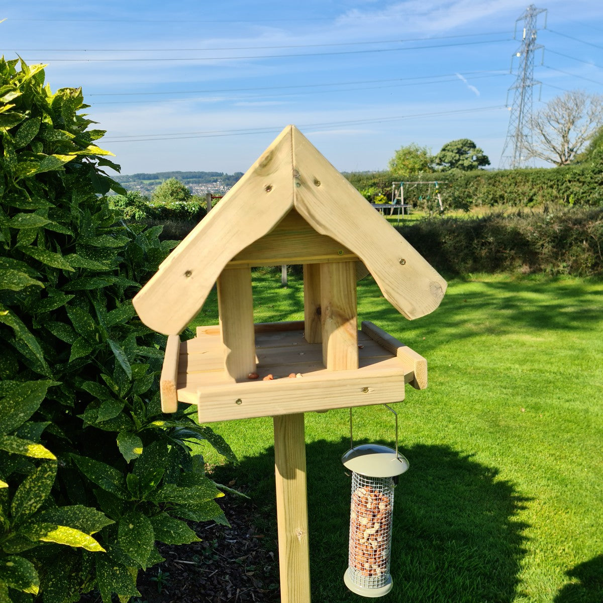BIRD TABLE WITH CANOPY