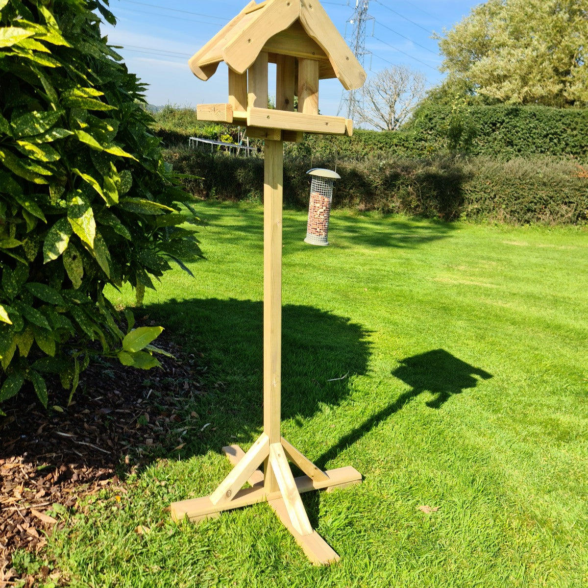 BIRD TABLE WITH CANOPY