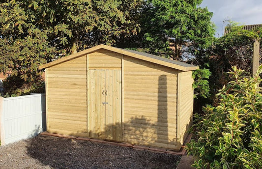 APEX GARDEN SHED 14x12 NO WINDOWS