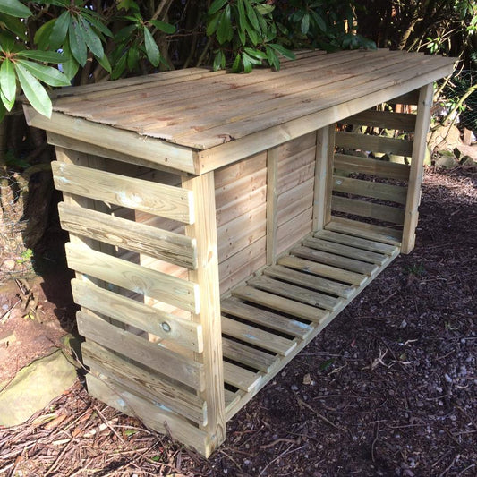 SLATTED LOG STORE 4 x 6