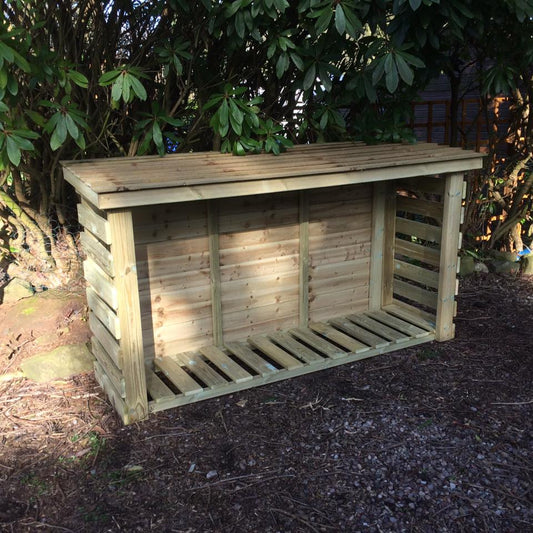 SLATTED LOG STORE 4 x 5
