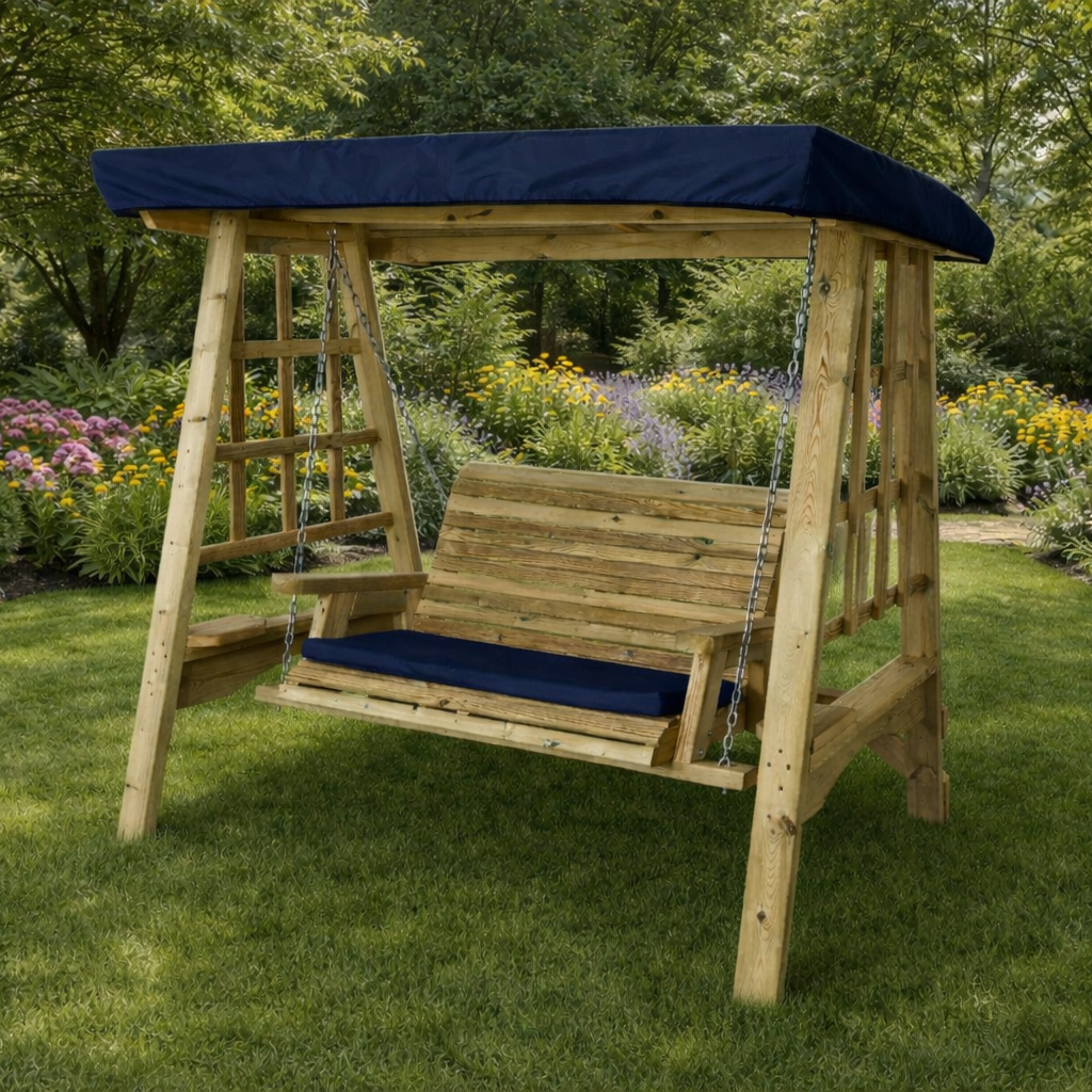 Garden Swing Canopy Cover – Water-Resistant (Green, Navy & Wine)