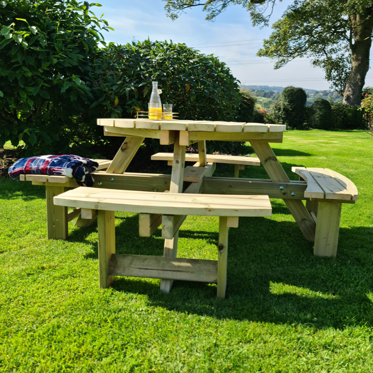 WESTWOOD ROUND PICNIC TABLE