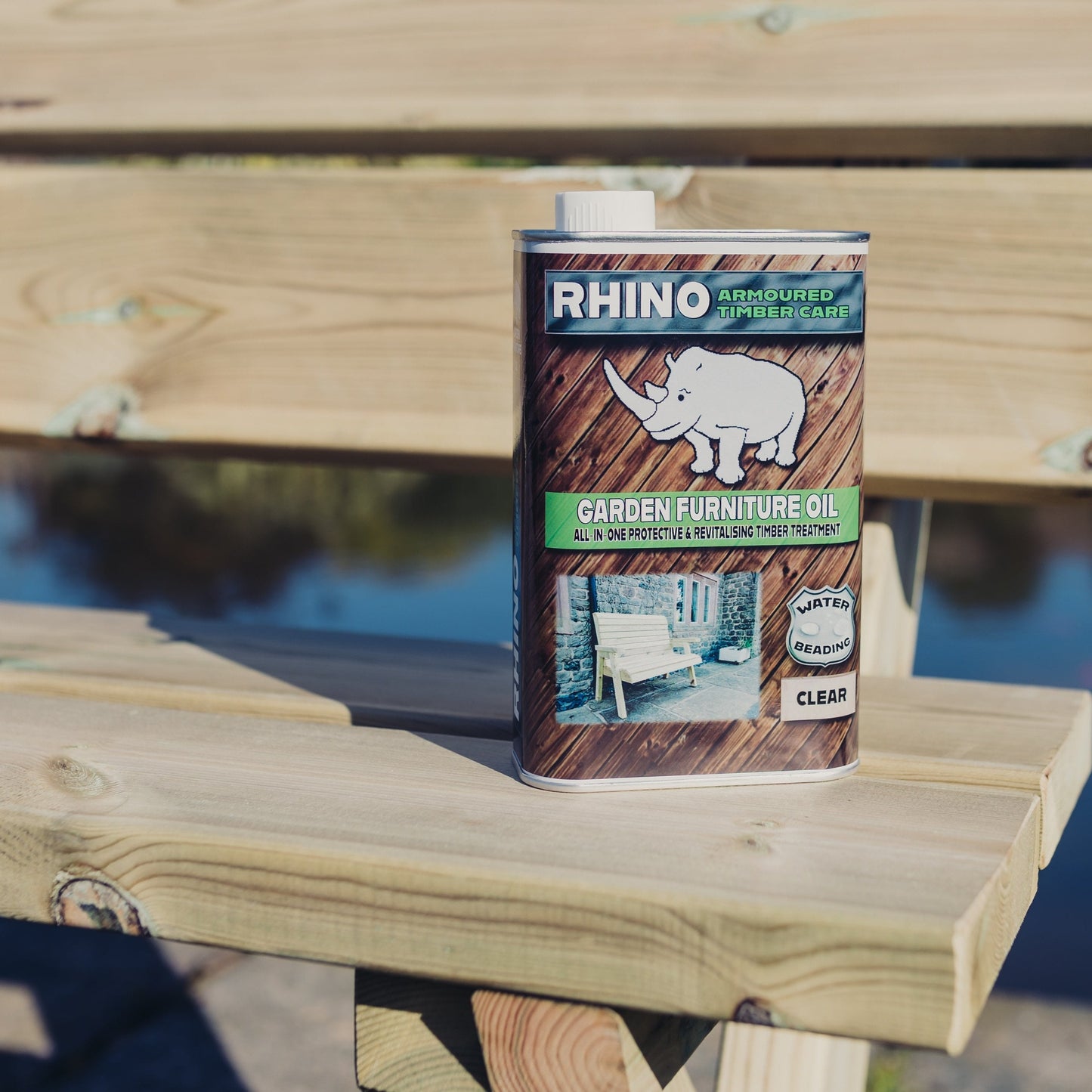 1L RHINO Clear Oil Tin