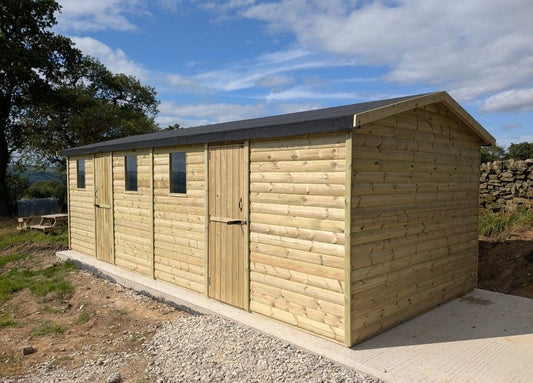 The Abbey Double Shed