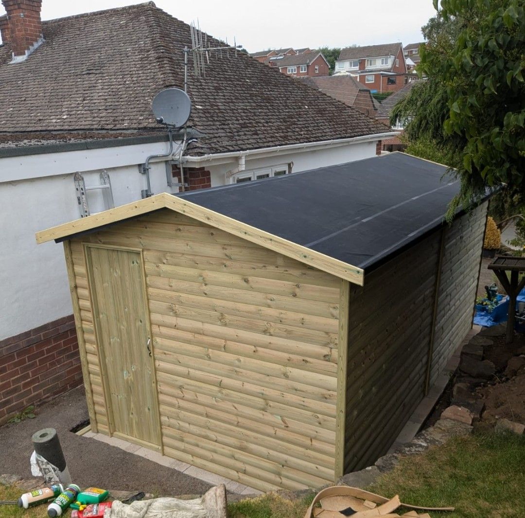 WOODEN GARAGE 9x16 (NO FLOOR)