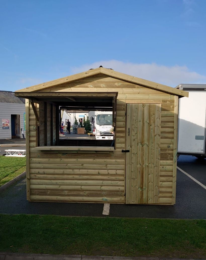 DOUBLE HATCH MARKET CHALET - 3M X 2.4M