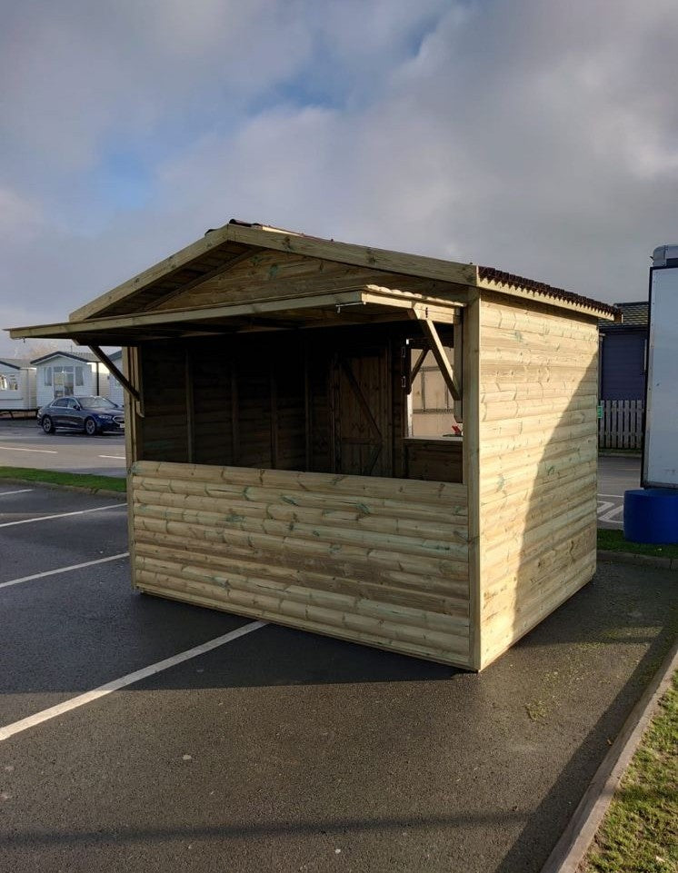 DOUBLE HATCH MARKET CHALET - 3M X 2.4M