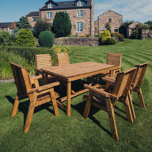 Valley Table Set - Sits 6 - 6 Chairs