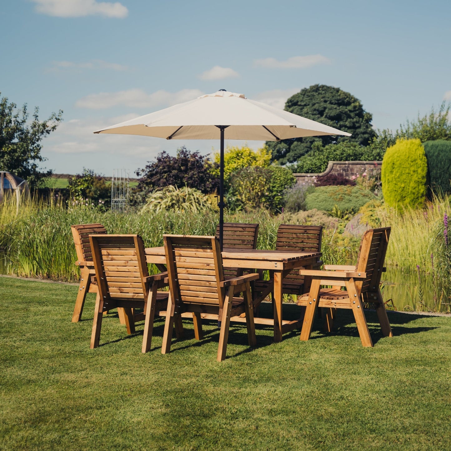 Valley Table Set - Sits 6 - 6 Chairs