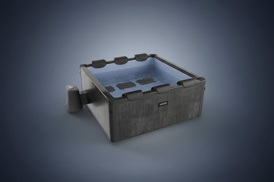 WaveSpa Adriatic 6 Person Square Aluminium Frame Hot Tub