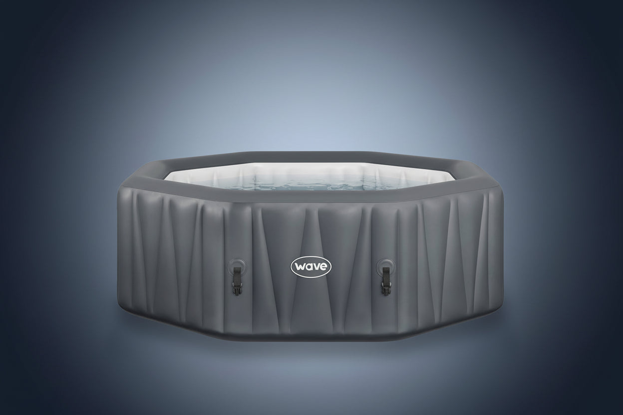 WaveSpa Aegean Inflatable Hot Tub with Integrated Heater – 4–6 Person