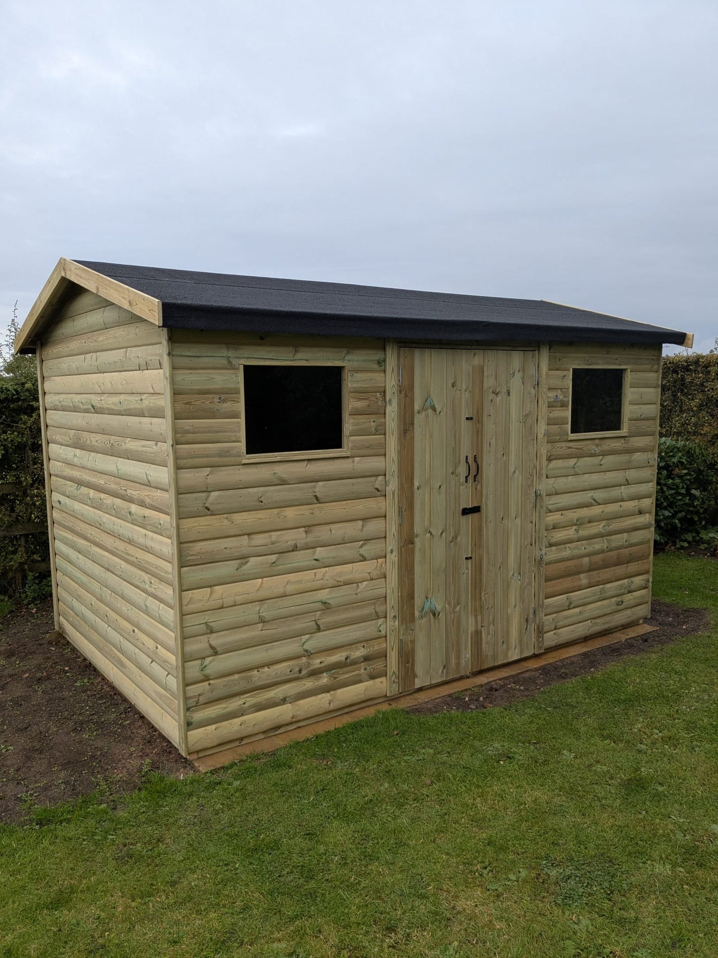 ASHBOURNE DOUBLE DOOR SHED, 2 Windows