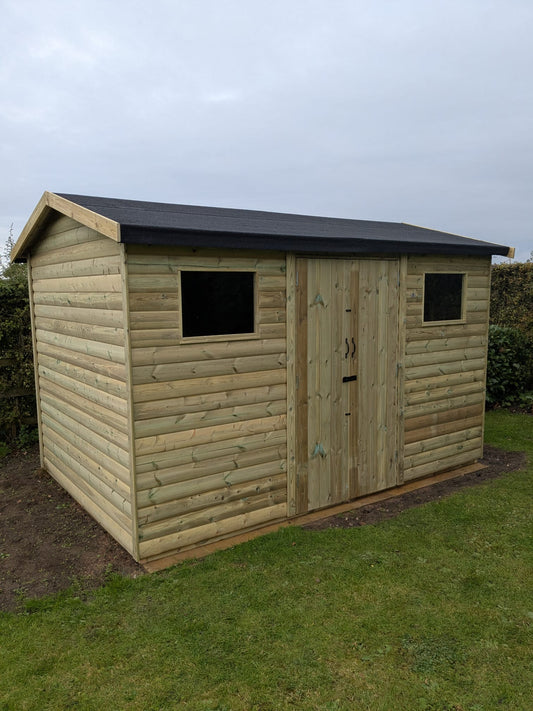 ASHBOURNE DOUBLE DOOR SHED, 2 Windows