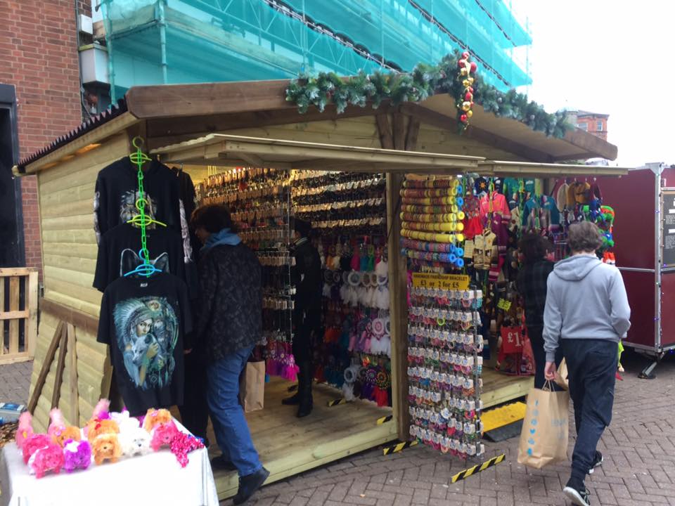 MARKET CHALET - LIFT UP FRONT - 4M x 2.4M
