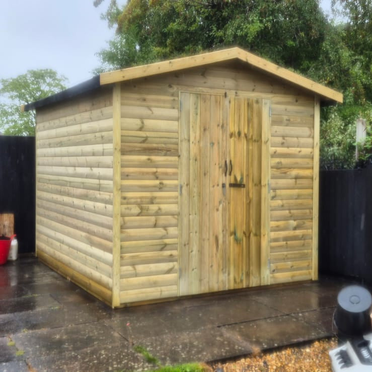 HEAVY DUTY APEX GARDEN SHED - VARIOUS SIZES