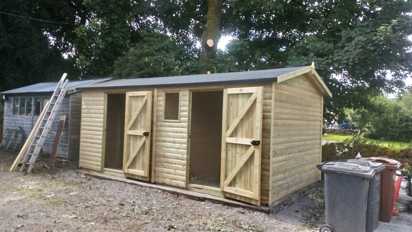 The Abbey Double Shed