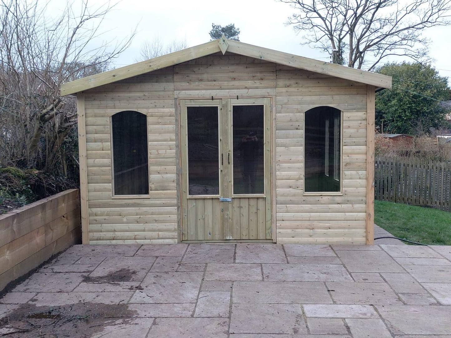 DOVEDALE SUMMERHOUSE & SHED COMBI 20x12
